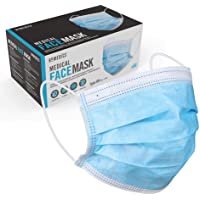Los mejores  - Homedics Mascarillas Médicas Desechables – Pack 50 unidades - 3 Capas Transpirables con Elástico para Los Oídos…